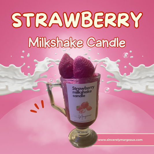 Strawberry Milkshake Candle
