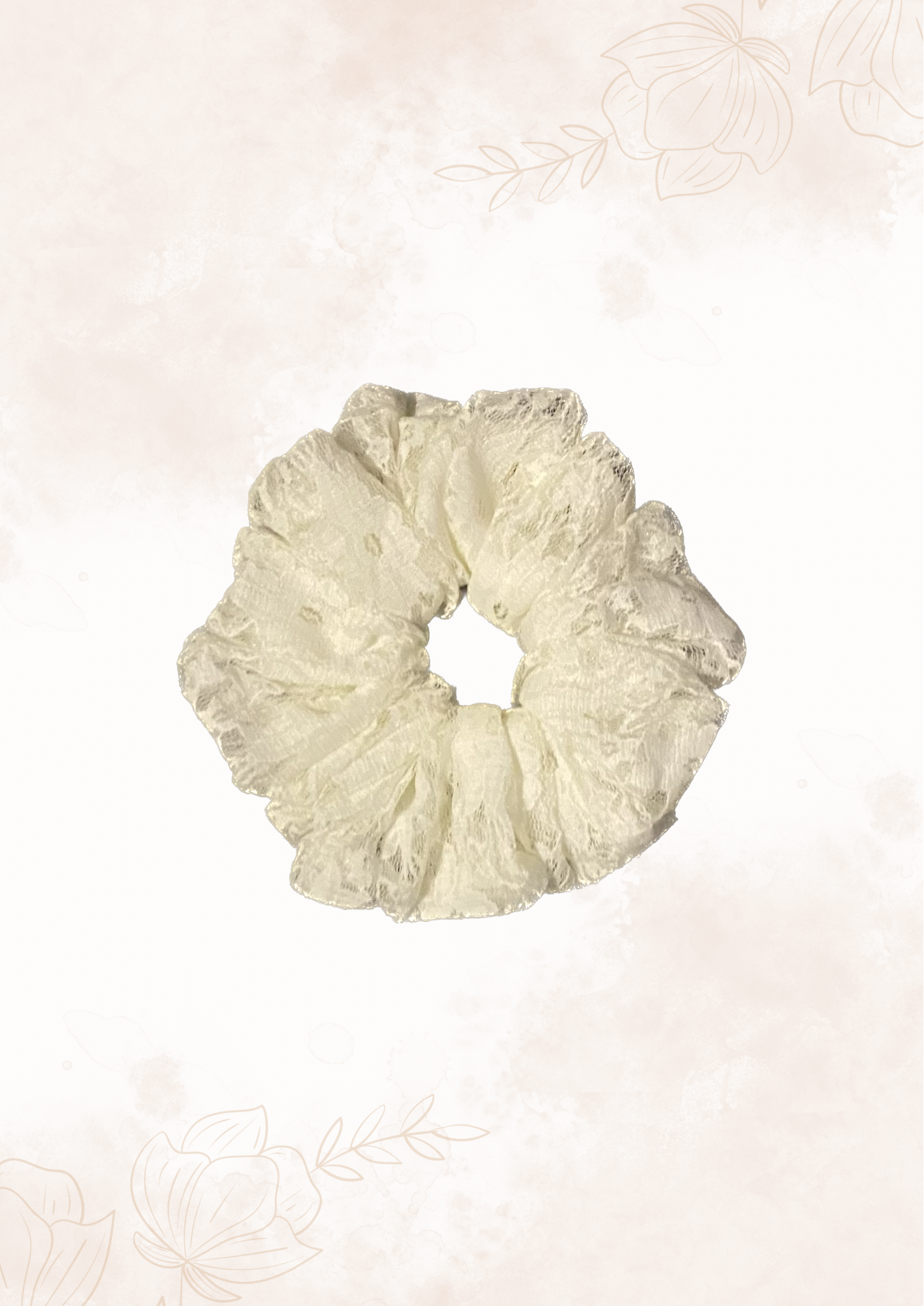 Lace Scrunchie Large