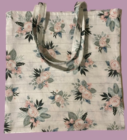 Tote bag minimalist floral