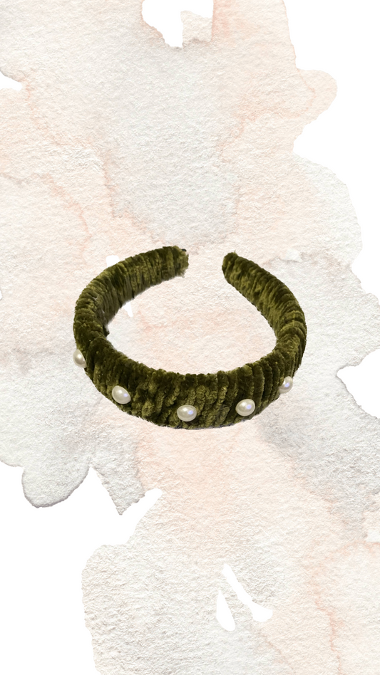 Green Pearl headband