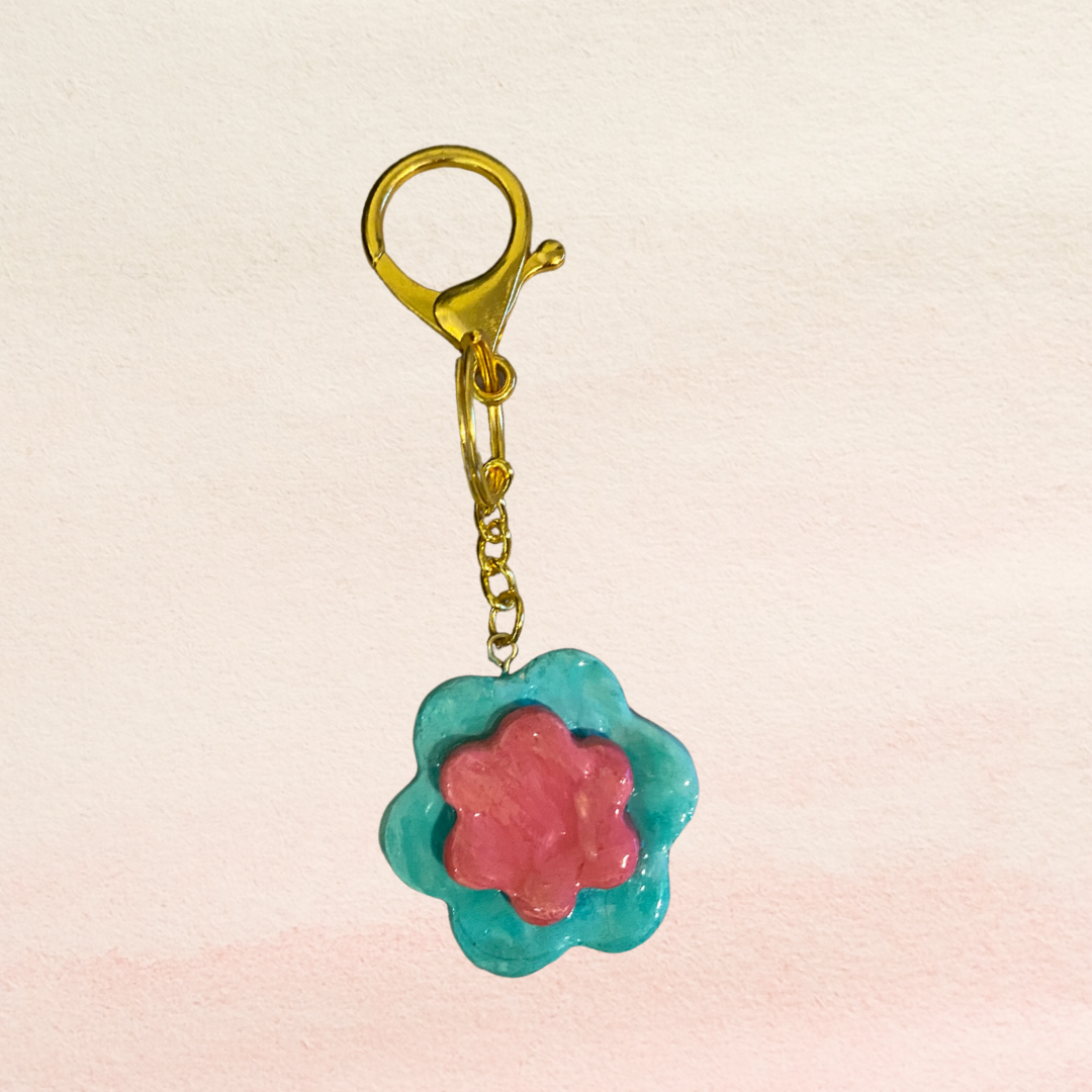 Flower keychain