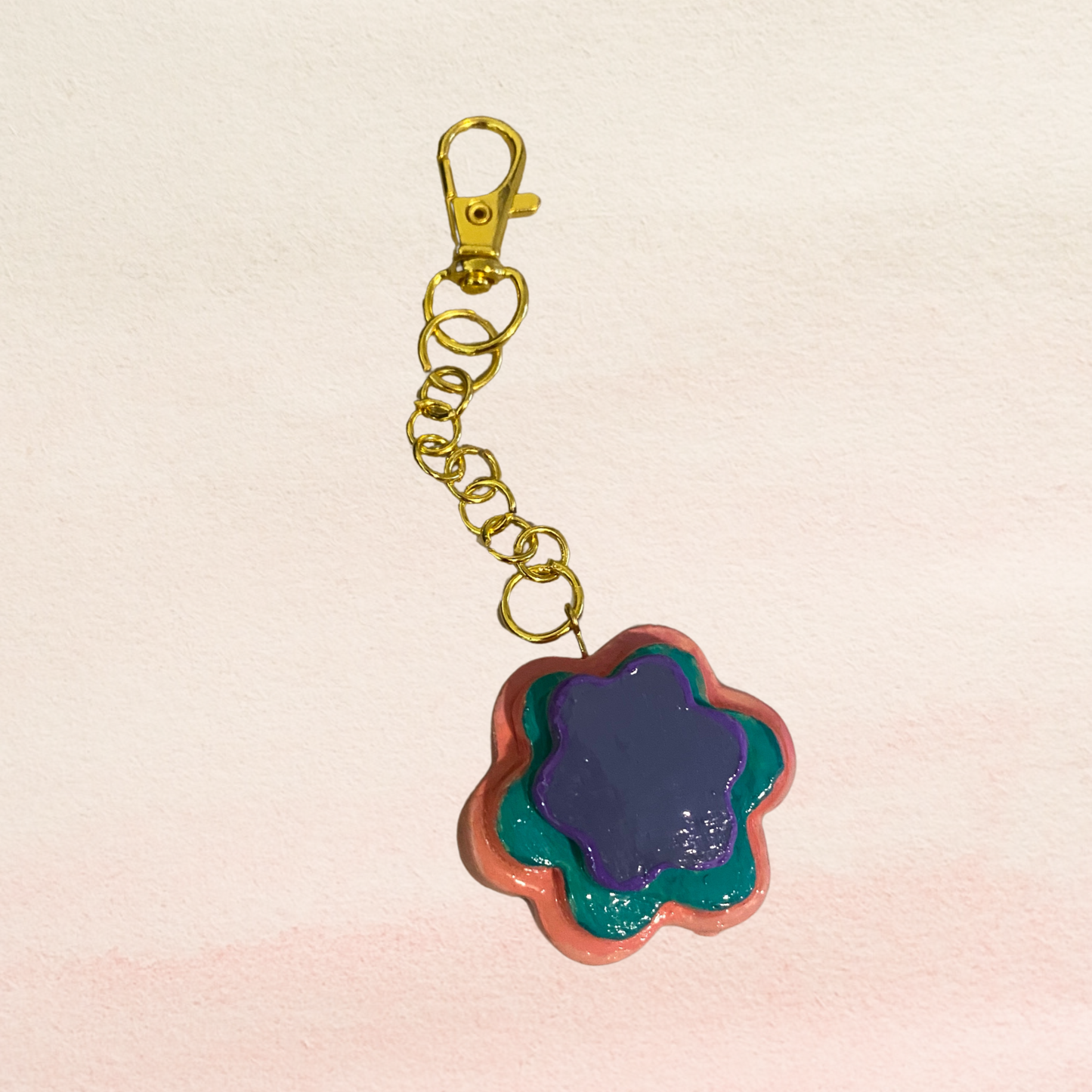 Flower keychain